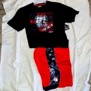 AND1 T-Shirt and Short Set
